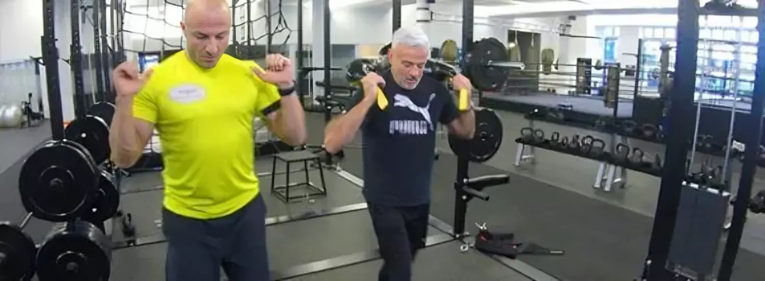 Zwei alte Männer Von Personal Trainer Eddy Norton